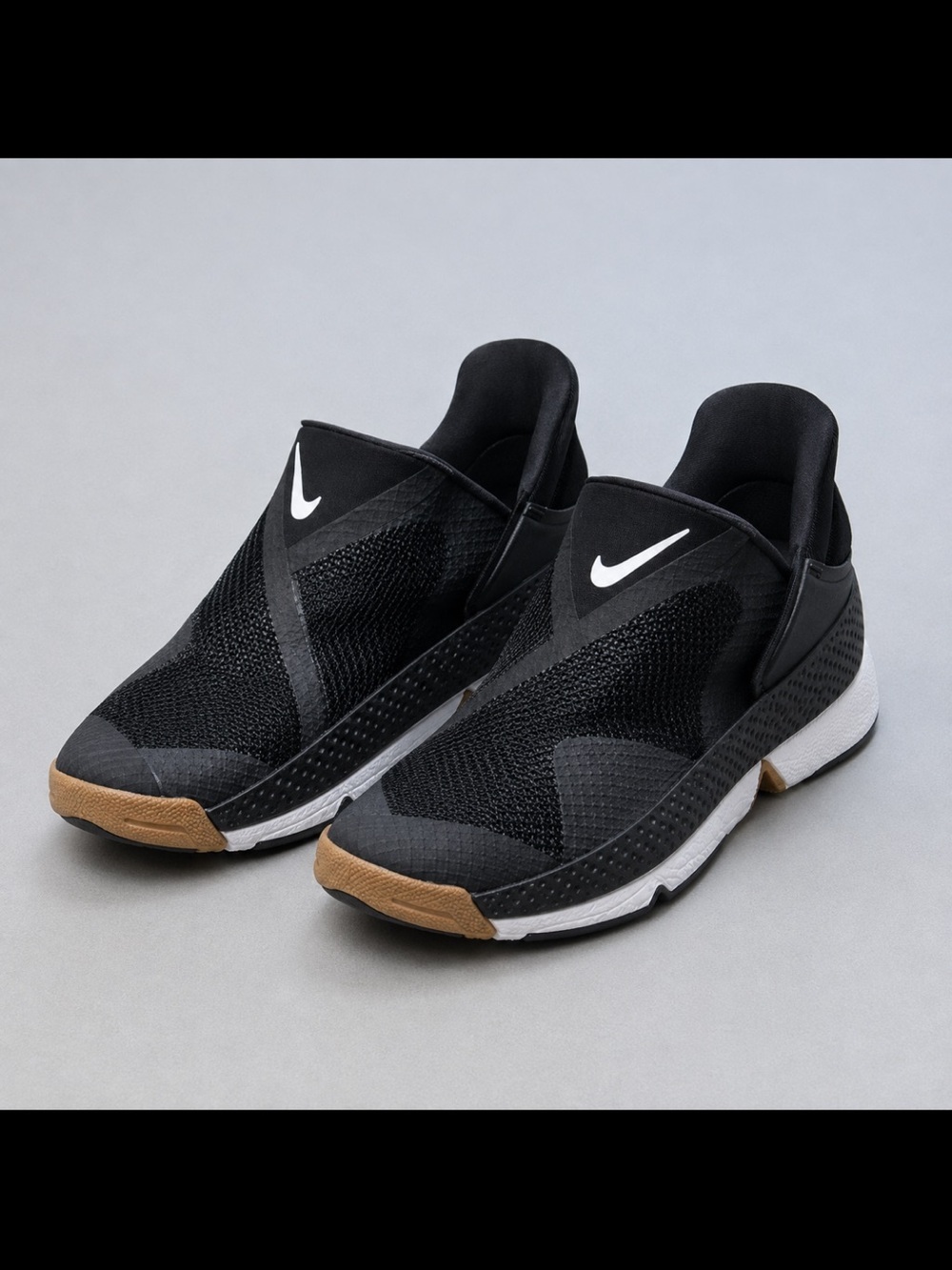 Black and White Athletic Shoes